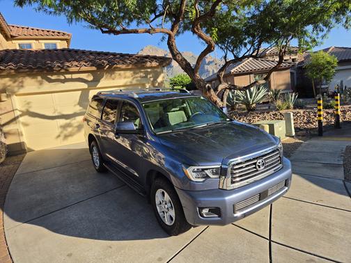 Blue 2020 Toyota Sequoia SR5