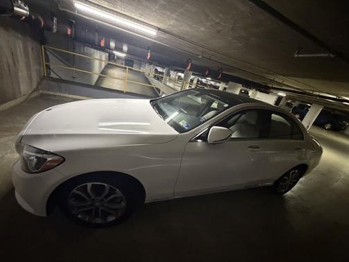 White 2016 Mercedes-Benz C-Class C 300 4MATIC Luxury