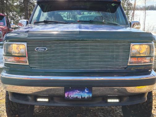 Blue 1995 Ford Bronco Eddie Bauer