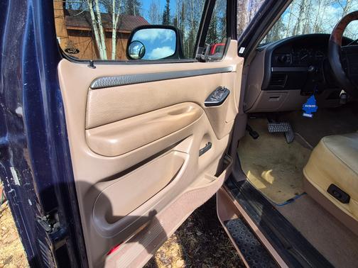 Blue 1995 Ford Bronco Eddie Bauer