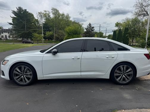 White 2021 Audi A6 45 Premium Plus