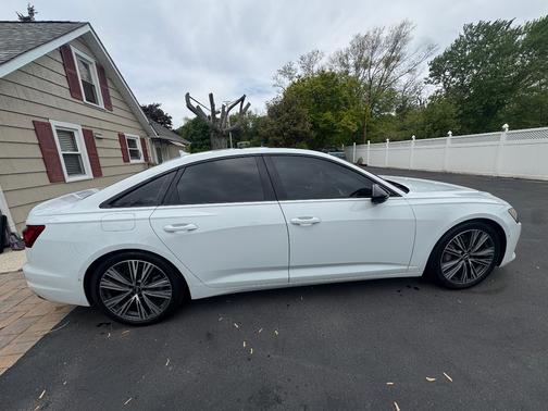 White 2021 Audi A6 45 Premium Plus