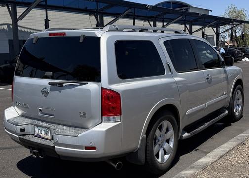 Silver 2008 Nissan Armada LE