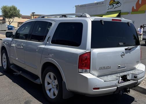 Silver 2008 Nissan Armada LE