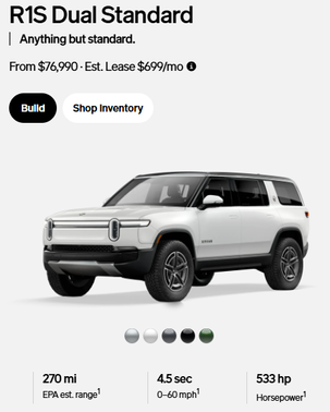 2025 Rivian R1S Adventure Dual-Motor Standard Pack