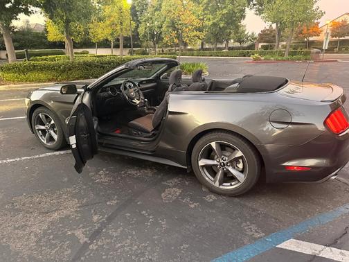 Gray 2015 Ford Mustang V6