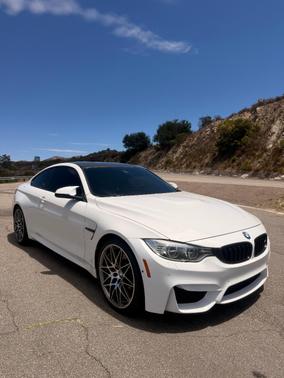 White 2016 BMW M4 Base