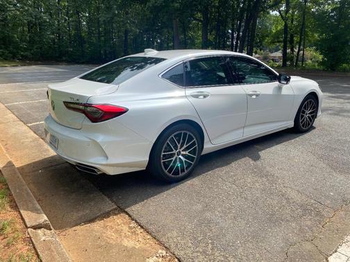White 2022 Acura TLX Technology