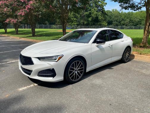 White 2022 Acura TLX Technology