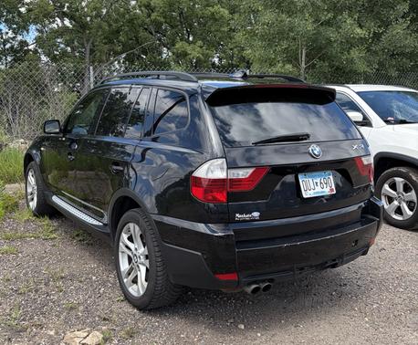 Black 2008 BMW X3 3.0si