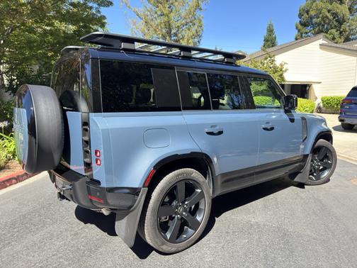 Blue 2025 Land Rover Defender 110 P400 X-Dynamic SE