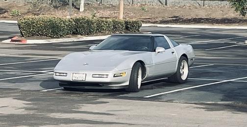 Silver 1996 Chevrolet Corvette Base