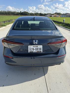 Blue 2026 Honda Civic Sport