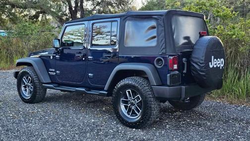 Blue 2013 Jeep Wrangler Unlimited Sport