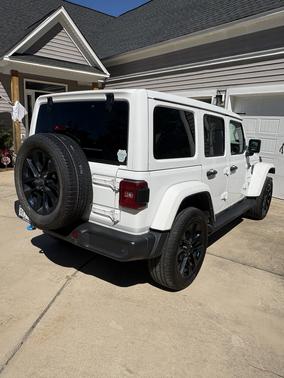 White 2022 Jeep Wrangler Unlimited 4xe Sahara