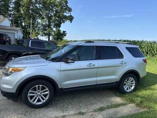 Silver 2014 Ford Explorer XLT