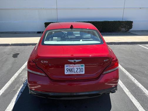 Red 2019 Genesis G70 2.0T Advanced