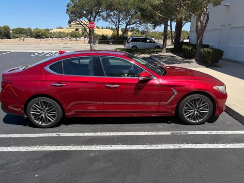 Red 2019 Genesis G70 2.0T Advanced