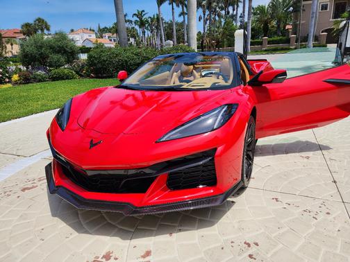 Red 2024 Chevrolet Corvette Z06 w/3LZ