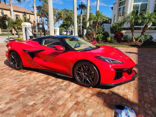 Red 2024 Chevrolet Corvette Z06 w/3LZ