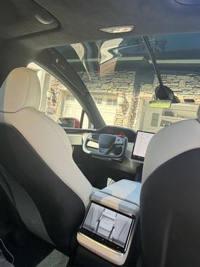 Red 2025 Tesla Model X AWD