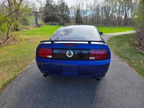 Blue 2005 Ford Mustang GT