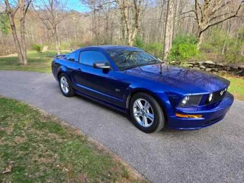Blue 2005 Ford Mustang GT