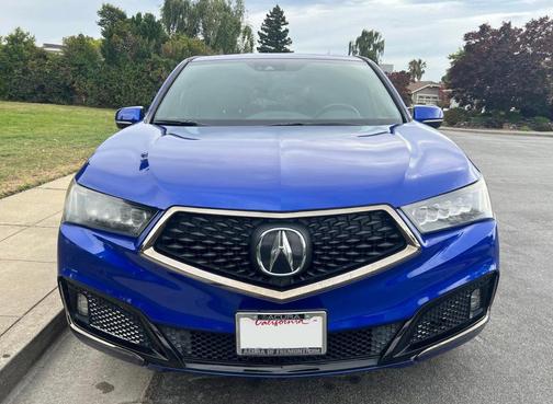 Blue 2019 Acura MDX 3.5L Technology & A-Spec Pkgs