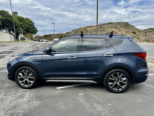 Blue 2017 Hyundai Santa Fe Sport 2.0L Turbo Ultimate