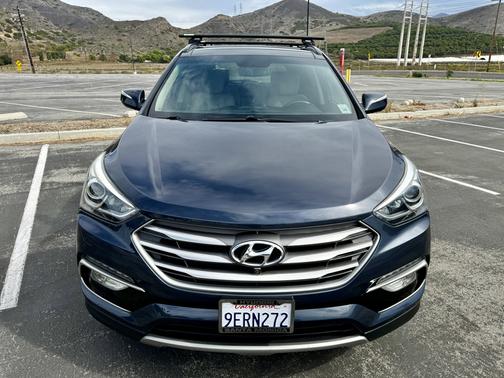 Blue 2017 Hyundai Santa Fe Sport 2.0L Turbo Ultimate