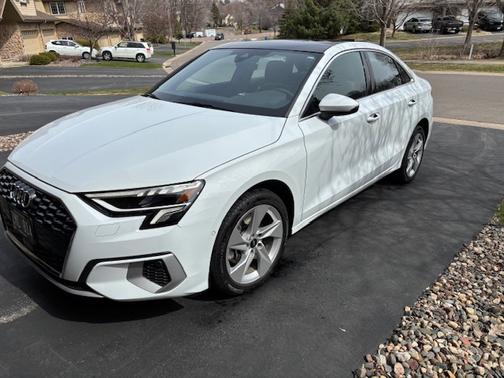 White 2024 Audi A3 Premium