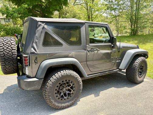 Gray 2016 Jeep Wrangler Willys Wheeler