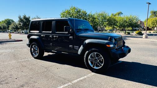 Gray 2018 Jeep Wrangler Unlimited Sport S