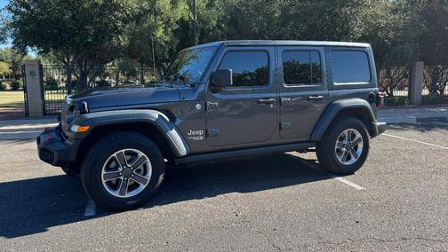Gray 2018 Jeep Wrangler Unlimited Sport S