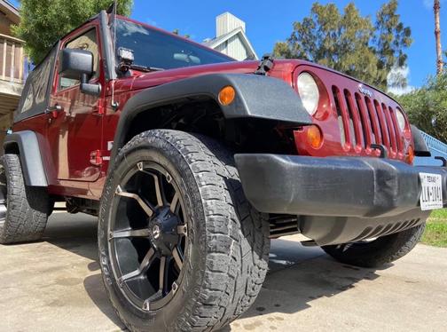 Red 2009 Jeep Wrangler X