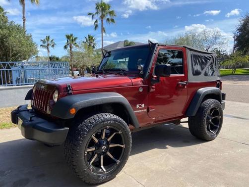 Red 2009 Jeep Wrangler X