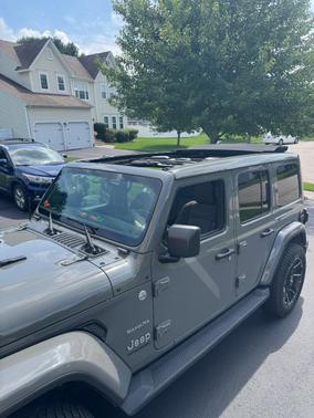 Gray 2021 Jeep Wrangler Unlimited Sahara