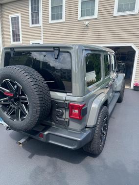 Gray 2021 Jeep Wrangler Unlimited Sahara