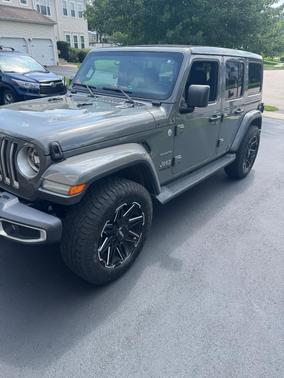 Gray 2021 Jeep Wrangler Unlimited Sahara
