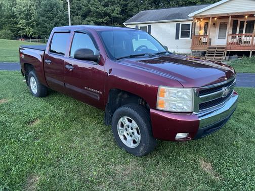 Purple 2008 Chevrolet Silverado 1500 LT1 Crew Cab