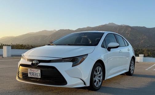 White 2023 Toyota Corolla LE