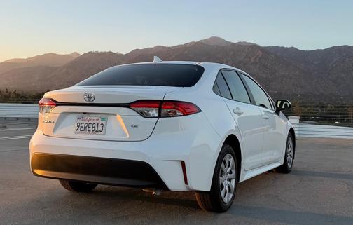 White 2023 Toyota Corolla LE