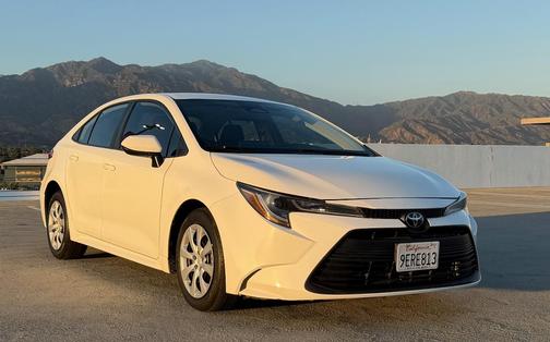 White 2023 Toyota Corolla LE