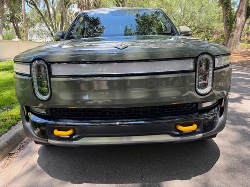 Green 2022 Rivian R1T Launch Edition
