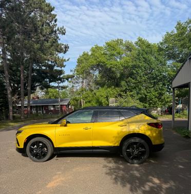 Yellow 2022 Chevrolet Blazer RS
