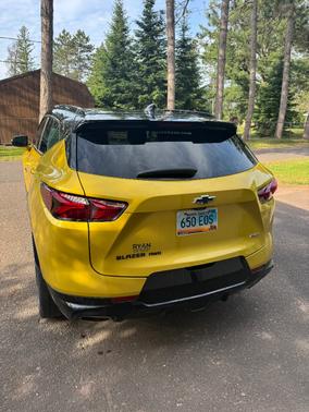 Yellow 2022 Chevrolet Blazer RS