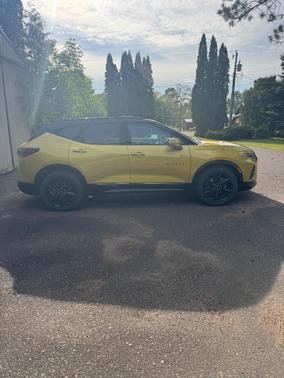 Yellow 2022 Chevrolet Blazer RS
