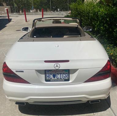 White 2009 Mercedes-Benz SL-Class SL550 Roadster