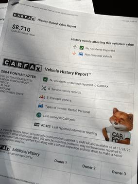 2004 Pontiac Aztek Base