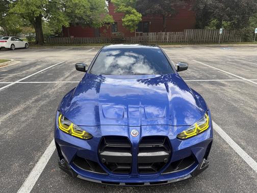 Blue 2023 BMW M4 Competition xDrive
